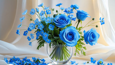 Blue Colour Bouquet: The Perfect Floral Choice for Any Occasion