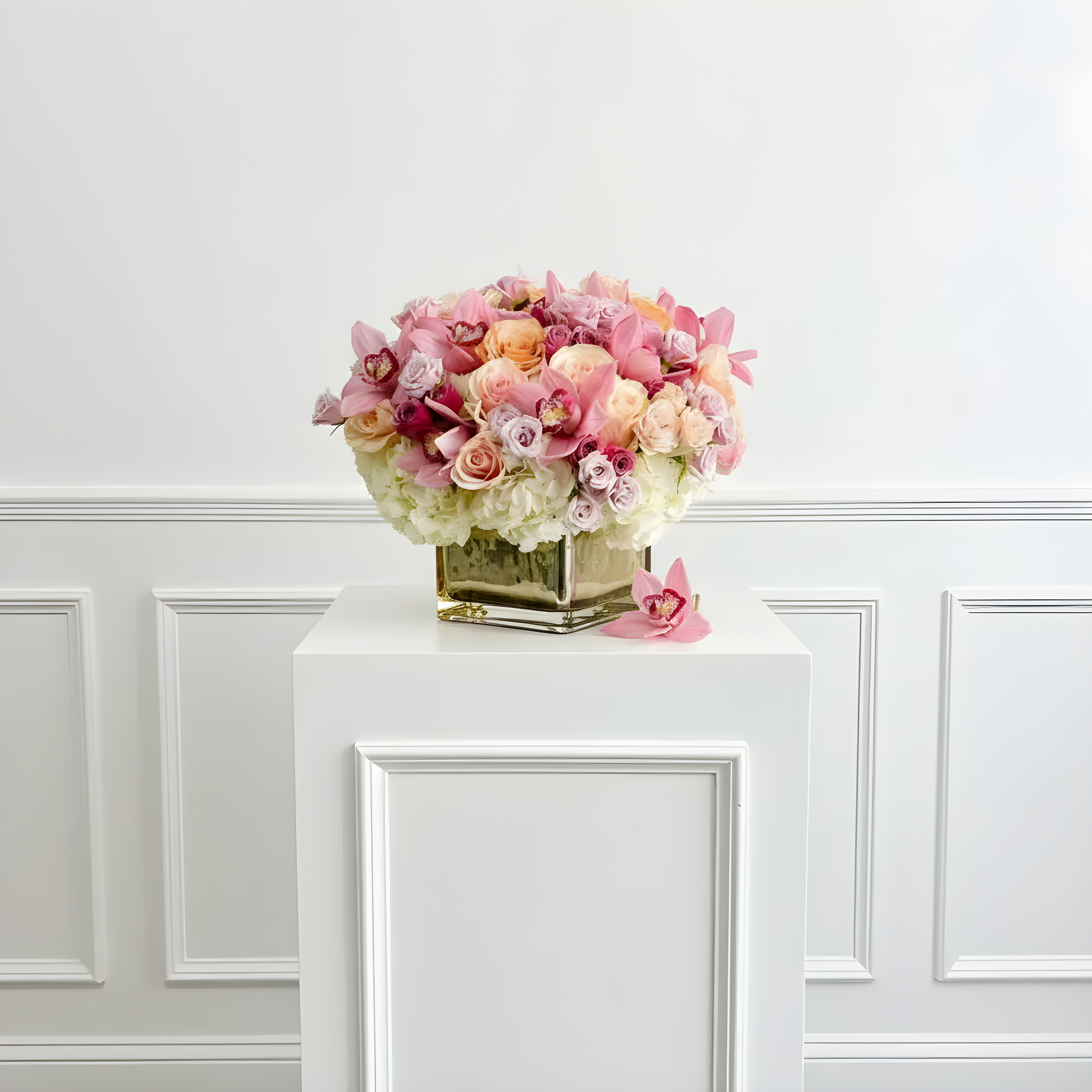 Gold Finger floral arrangement | Beverly Hills Florist