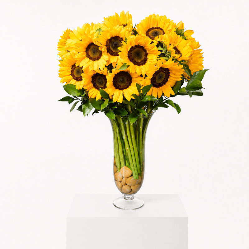 Baby It's Sunny Outside sunflower arrangement | Beverly Hills Florist