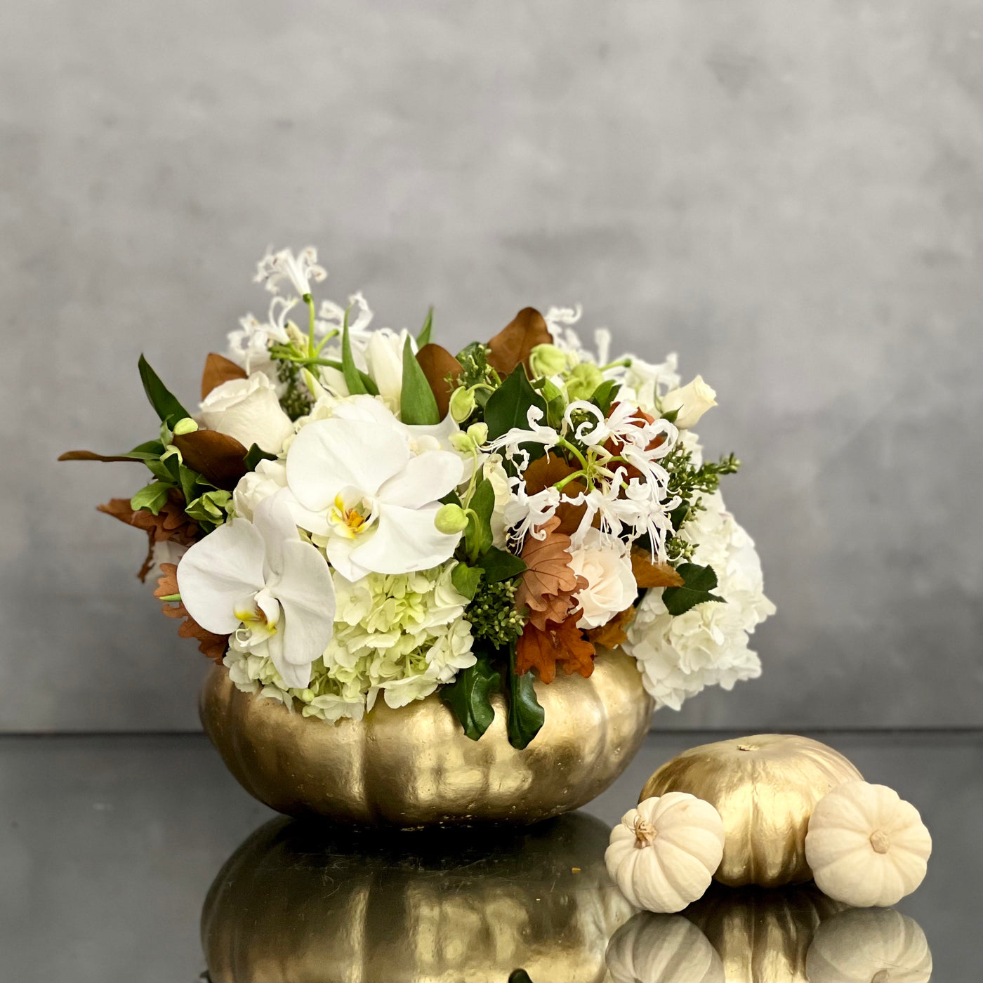 Golden Elegance pumpkin delight - beverlyhillsflorist