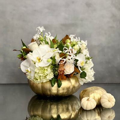 Golden Elegance pumpkin delight - beverlyhillsflorist