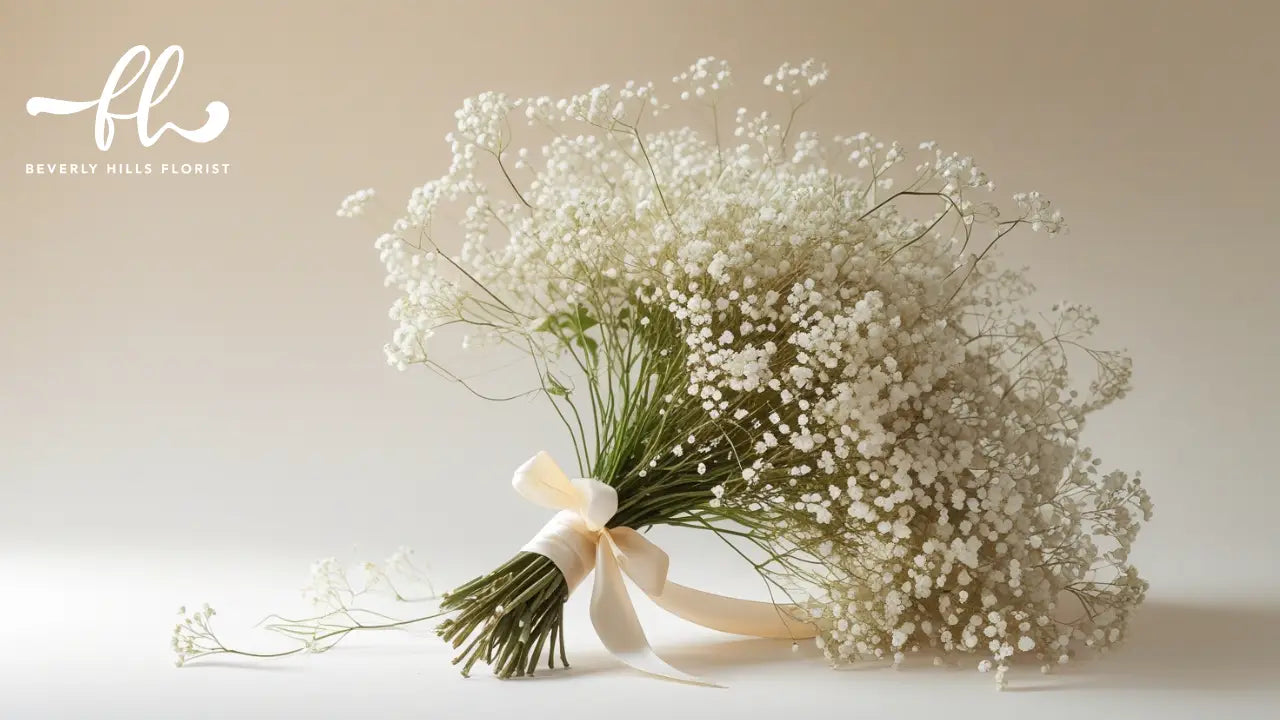 Baby Breath Hand Bouquet – Elegant Dreamy & Handcrafted