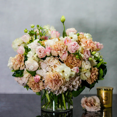 Beverly hills florist blush flowers1