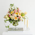 Making Me Blush blush floral arrangement | Beverly Hills Florist