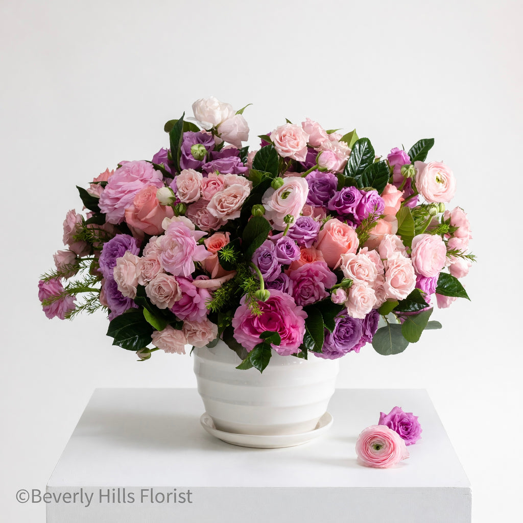 Pink Petal Palette Designer's Choice arrangement | Beverly Hills Florist
