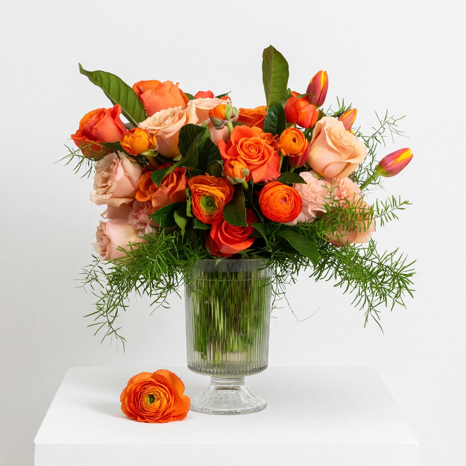 Tangerine Tango Designer's Choice arrangement | Beverly Hills Florist