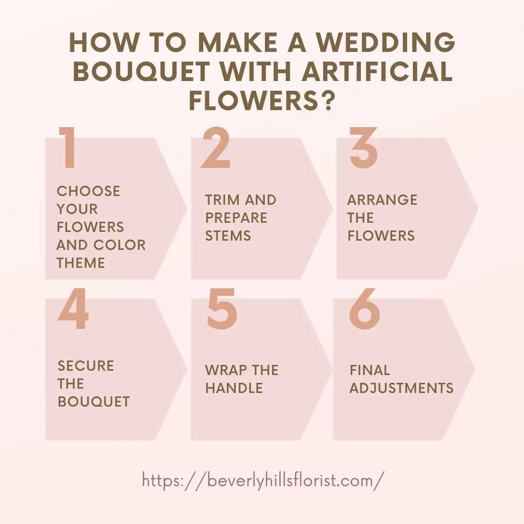How To Make A Wedding Bouquet With Artificial Flowers?