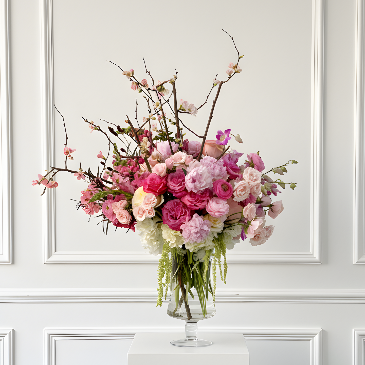 Pinks From My Garden floral arrangement | Beverly Hills Florist