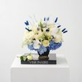 Miss Blue floral arrangement | Beverly Hills Florist
