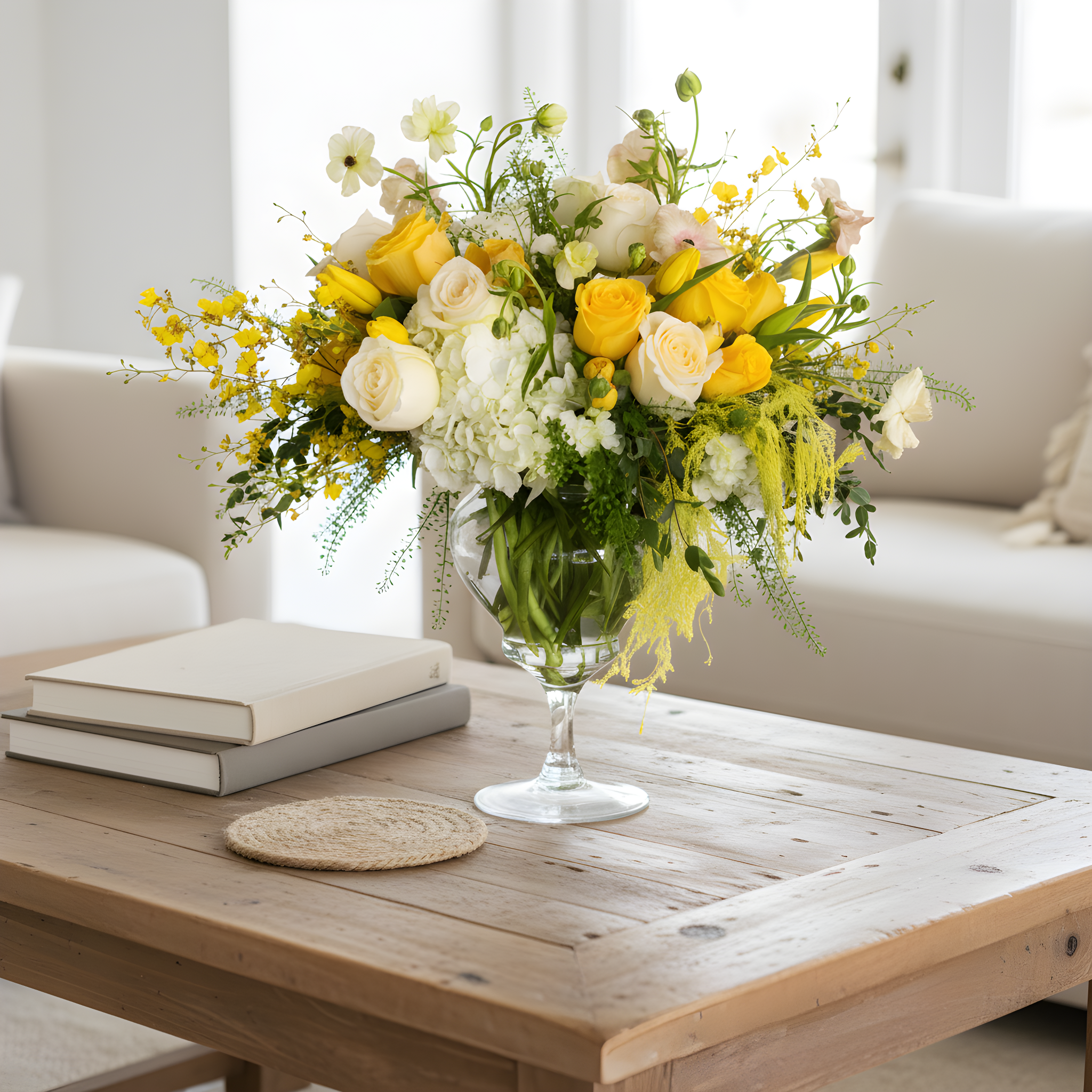 Tangled in Bliss floral arrangement | Beverly Hills Florist