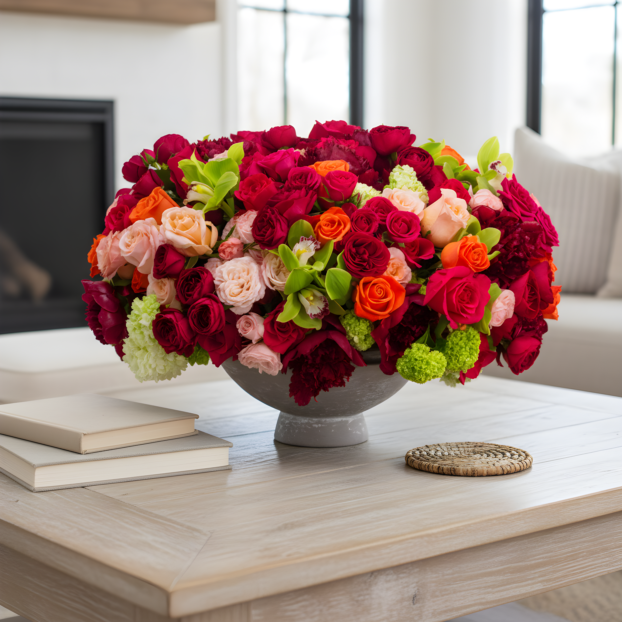 Love's Embrace floral arrangement | Beverly Hills Florist