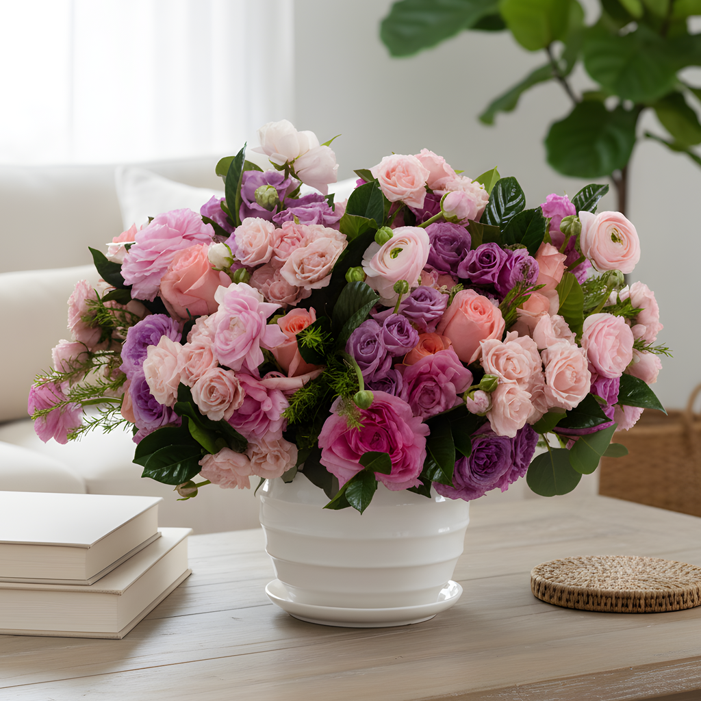 Pink Petal Palette Designer's Choice arrangement | Beverly Hills Florist