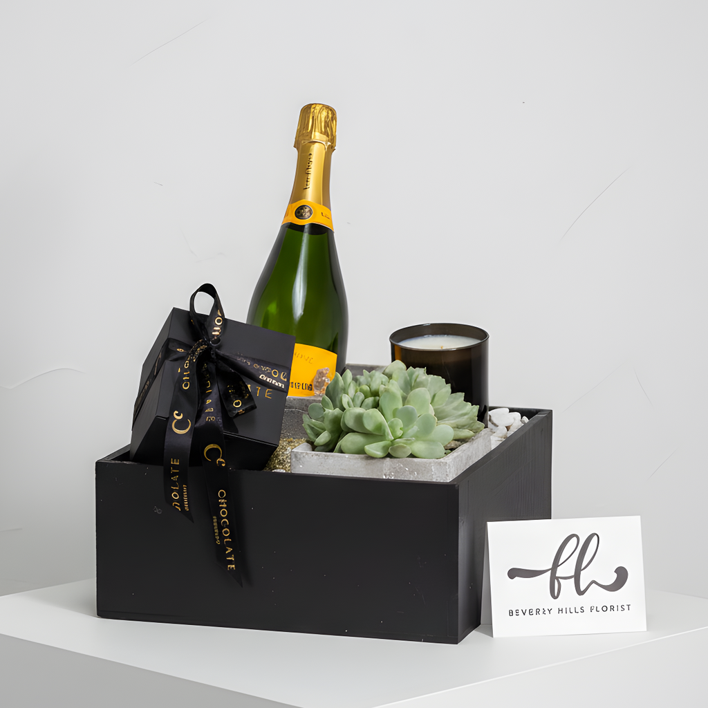 Celebratory Splendor Rustic Elegance gift ensemble | Beverly Hills Florist