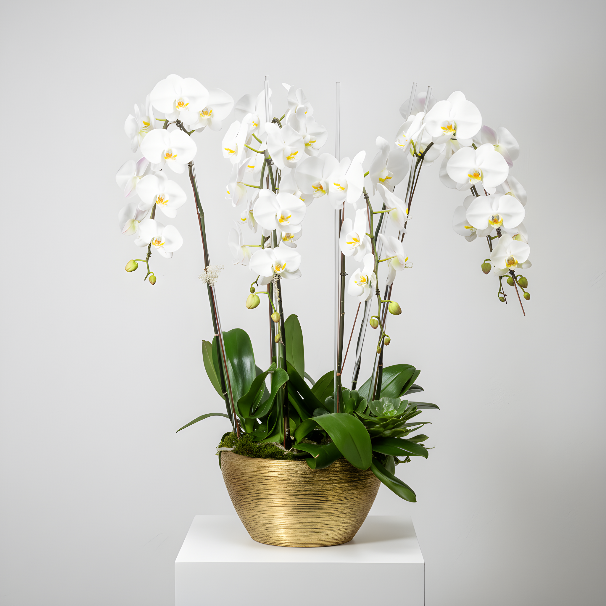 Golden Elegance floral arrangement | Beverly Hills Florist