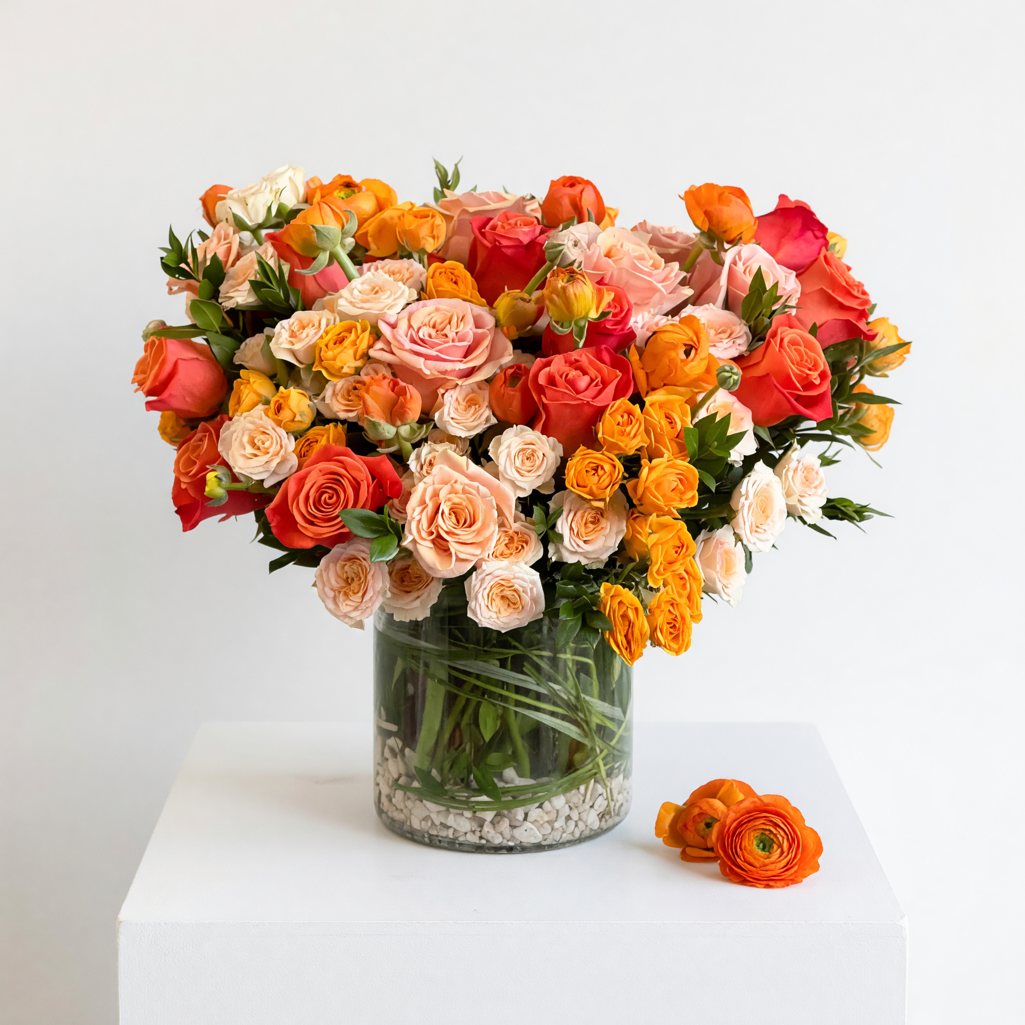 Peachy Sunset floral arrangement | Beverly Hills Florist