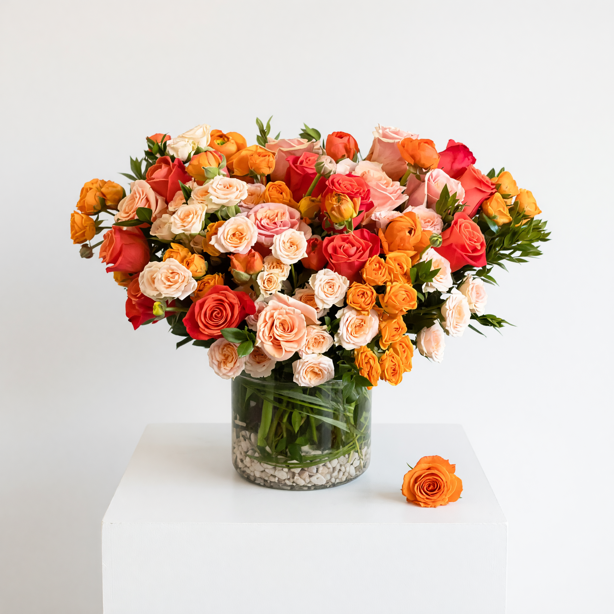 Peachy Sunset floral arrangement | Beverly Hills Florist