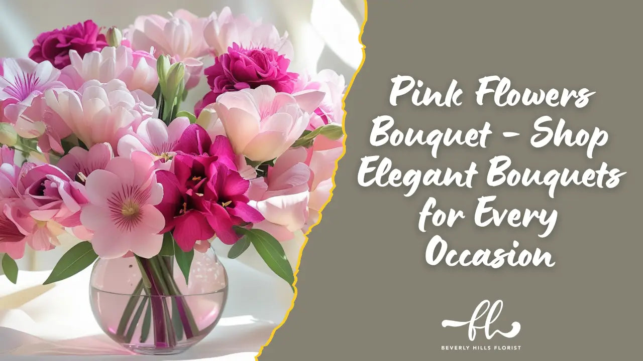 Pink Flowers Bouquet – Shop Elegant Bouquets for Every Occasion