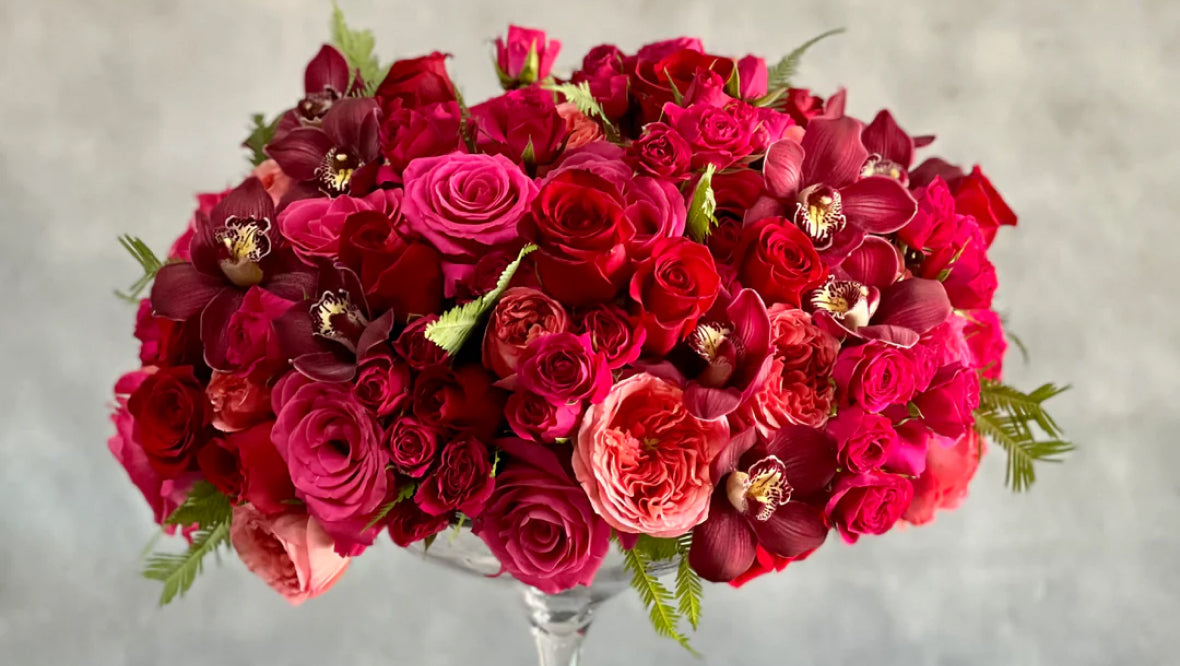 100 Blooms of Roses | Luxury Rose Bouquet | Beverly Hills Florist