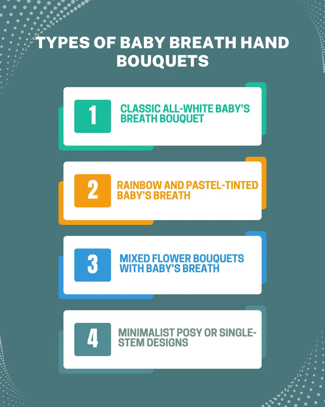 Baby Breath Hand Bouquet – Elegant Dreamy & Handcrafted