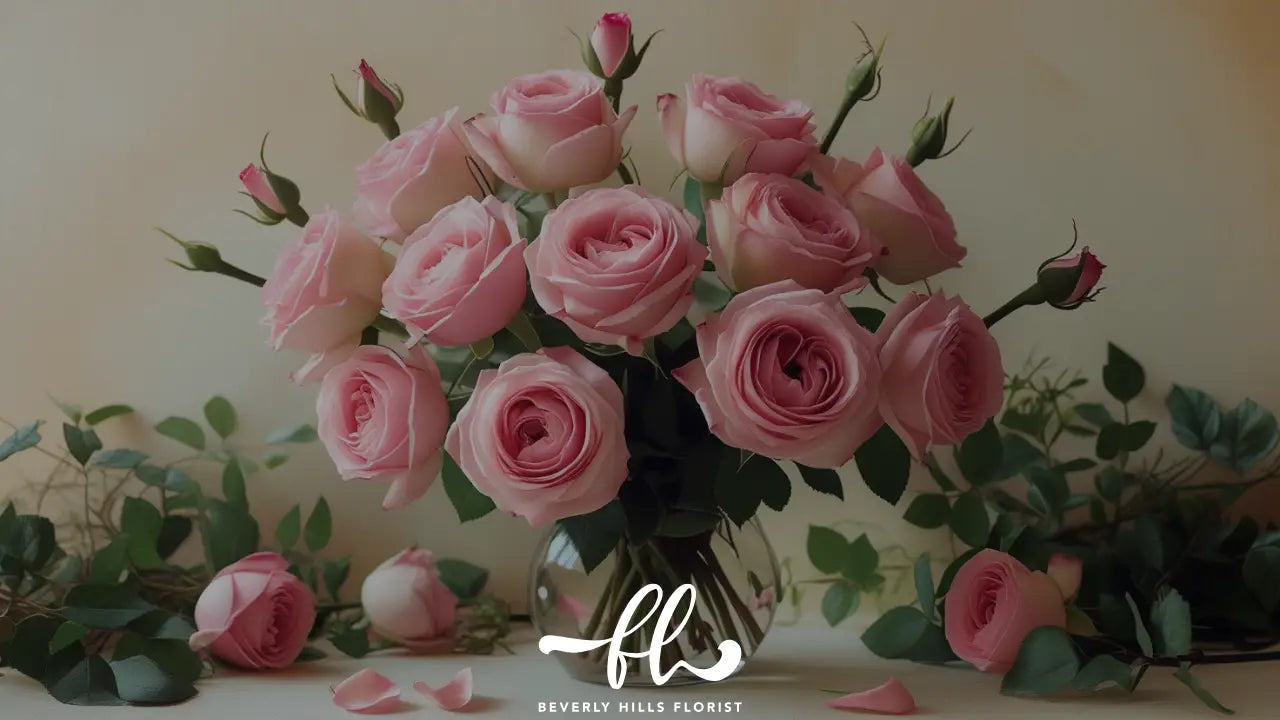 Flower Bouquet Pink Roses A Timeless Symbol of Elegance and Affection