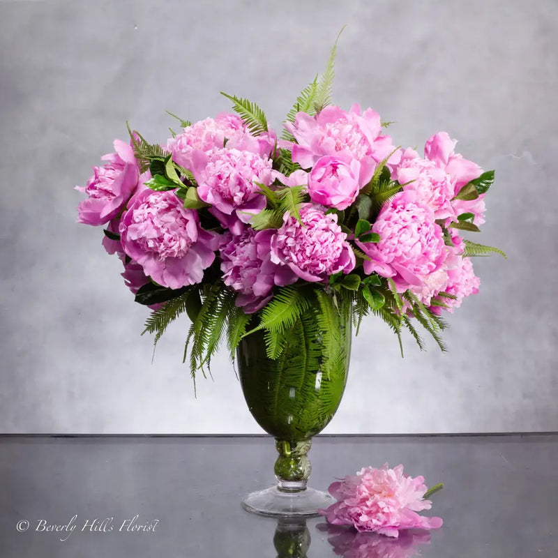 A Peony Story pink peony arrangement | Beverly Hills Florist