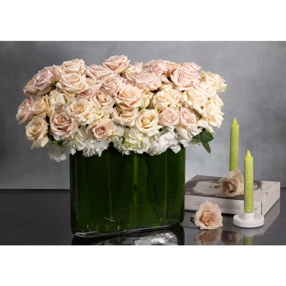 Blush Blossom Elegance - beverlyhillsflorist
