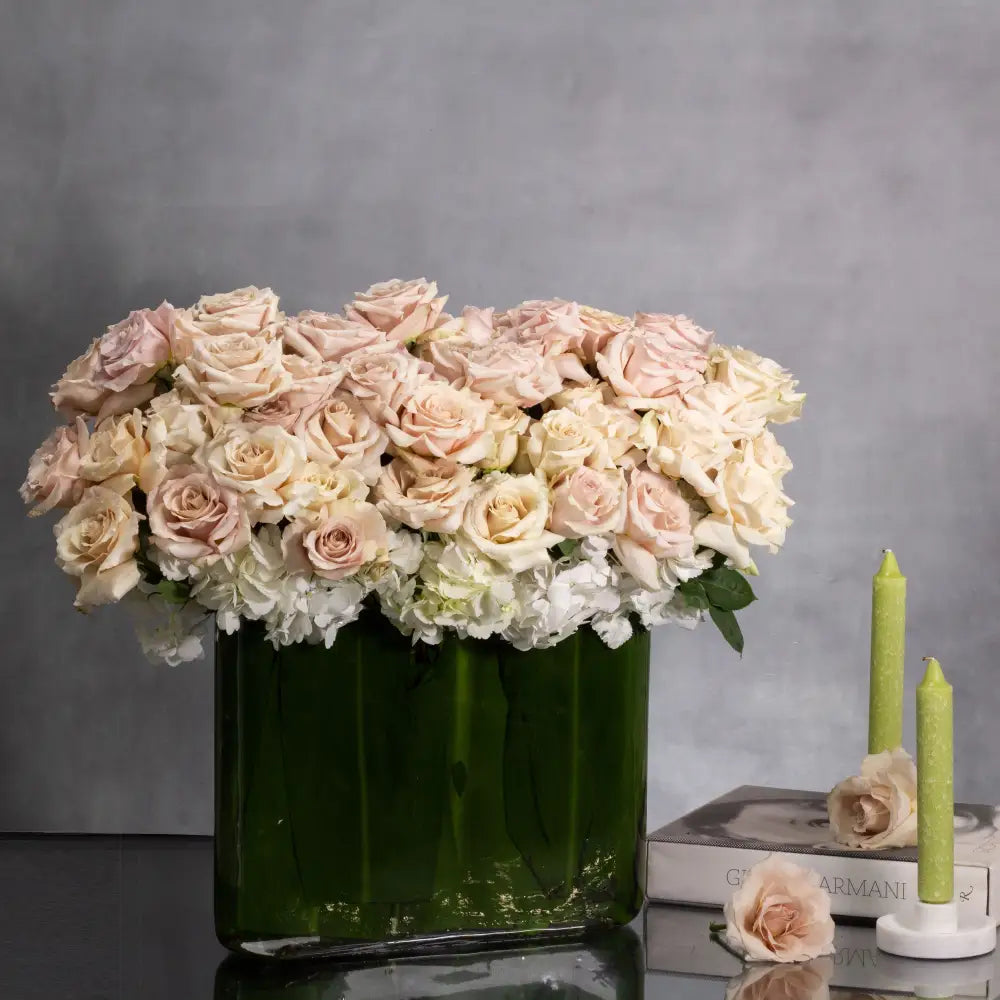 Blush Blossom Elegance - beverlyhillsflorist