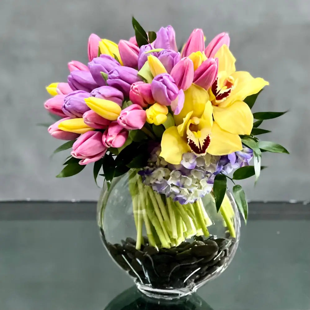 Fanciful Spring Tulips - Same Day Flower Delivery Beverly Hills ...
