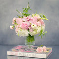 Pink Delight Floral Arrangement in Pedestal Crystal Vase
Blush Seasonal Flowers in Crystal Vase for Same-Day Delivery
Elegant Pink and Light Floral Arrangement Beverly Hills Delivery
Luxury Blush Flowers in Crystal Vase for Los Angeles Delivery