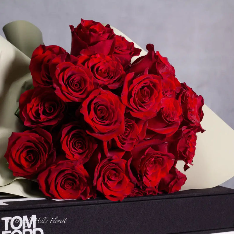 Premium Red Rose Bouquet with same-day delivery | Beverly Hills Florist