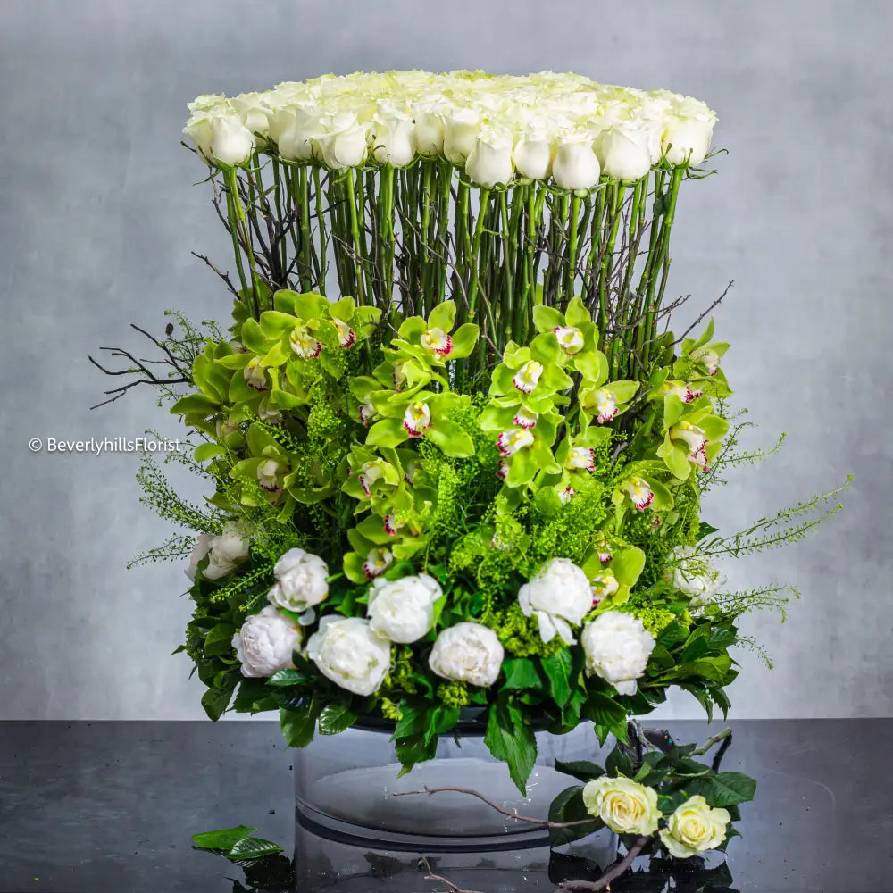 Regal Roses, Orchids & Peonies - beverlyhillsflorist