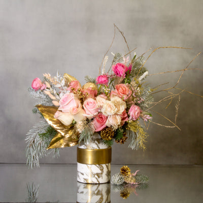 Pink Holiday treat - beverlyhillsflorist