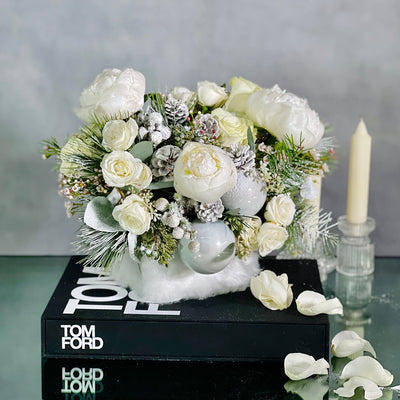 White Peonies and Roses