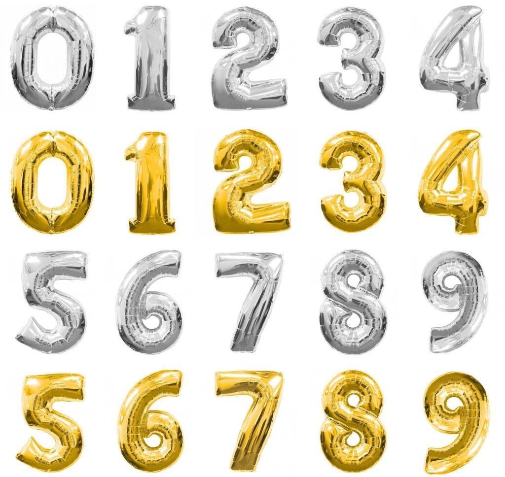 Number Balloons - beverlyhillsflorist