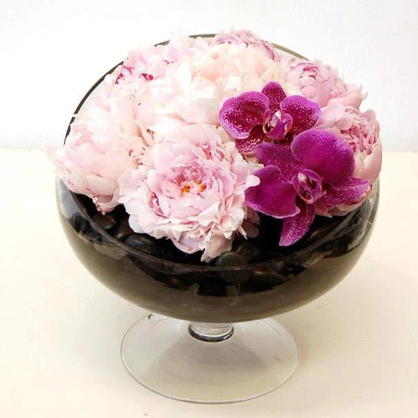 Valentines - Peony Bowl - beverlyhillsflorist