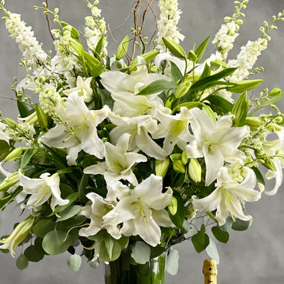 White Lilies Standing Tall